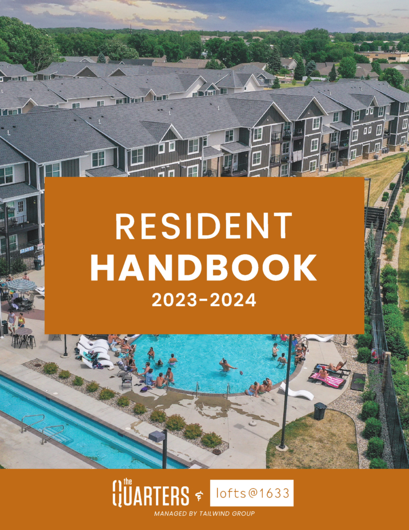 Quarters Mankato & Lofts1633 Resident Handbook 2023-24